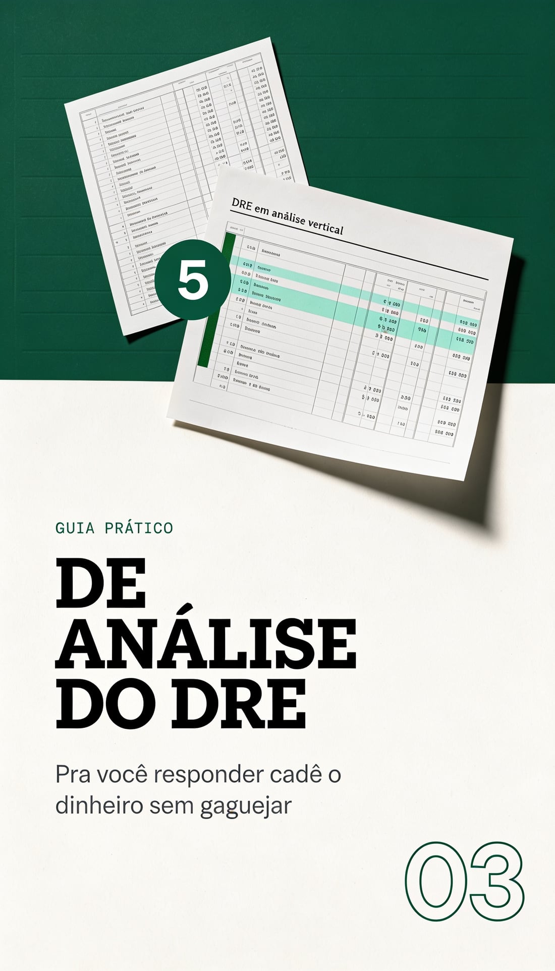 Capa do Guia Prático de Análise do DRE